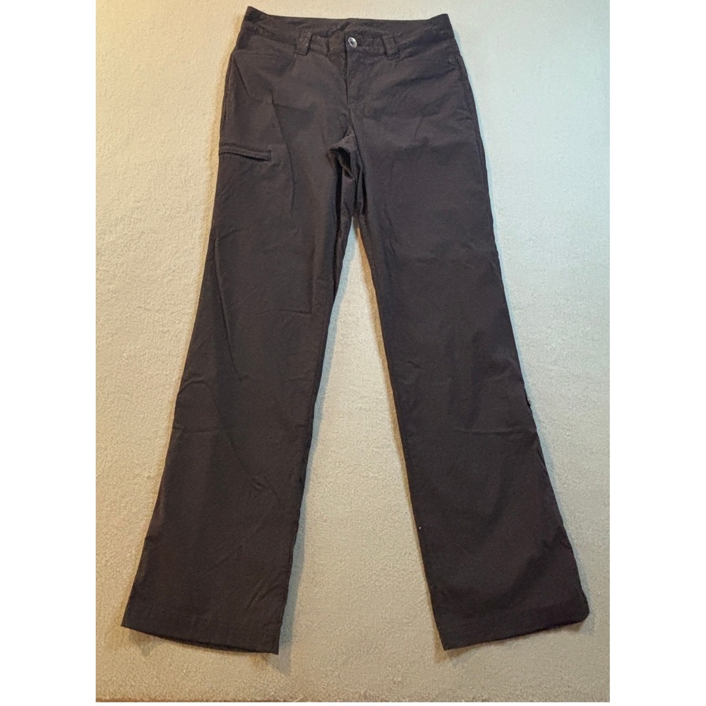 Eddie Bauer First Ascent Pants Womens 2 Black Nylon Spandex Hiking Outdoor